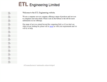 Tablet Screenshot of etlengineering.com